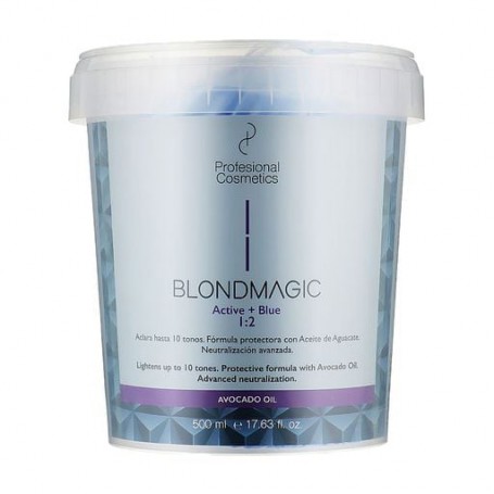 Пудра для осветления волос Profesional Cosmetics Blondmagic Blue, 500 мл