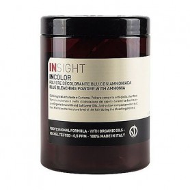 Синий обесцвечивающий порошок для волос Insight Incolor Blue Bleaching Powder with Ammonia с аммиаком, 500 г