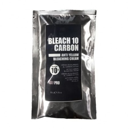 Крем для обесцвечивания волос KayPro Bleach 10 Carbon Anti Yellow Bleaching Cream, 50 г