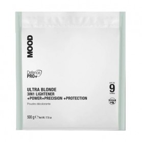 Пудра для обесцвечивания волос 3 в 1 Mood Ultra Blonde 3 In 1 Lightener на основе глины, 500 г