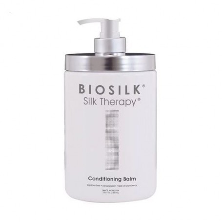 Бальзам-кондиционер для волос BioSilk Silk Therapy Conditioning Balm после химической завивки, 739 мл