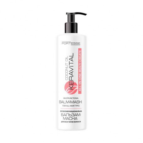 Мультифункциональная бальзам-маска Fortesse KeraVital All-In-One Multi-Create Balm-Mask для всех типов волос, 400 мл