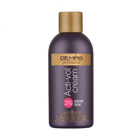 Окислительная эмульсия для окрашивания волос DeMira Professional Acti-Vol Cream 3%, 120 мл
