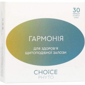 Для нормализации функций щитовидной железы Гармония 400 мг натуральная примесь Choice 30 капсул (1440953)