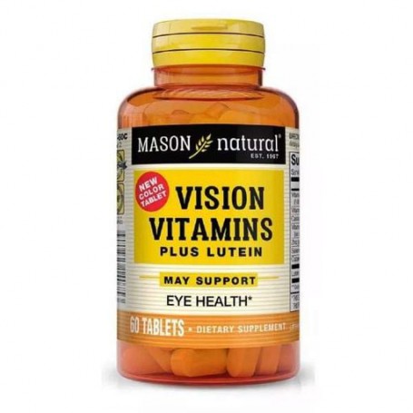 Комплекс для профилактики зрения Mason Natural Vision Vitamins Plus Lutein 60 Tabs (1184971)