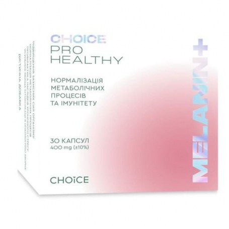 Нормализация метаболических процессов и иммунитета Melanin+ Choice 30 капсул (1443648)
