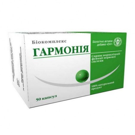 Комплекс для профилактики нервной системы Elit-Pharm Биокомплекс Гармония 50 капс (1263588)