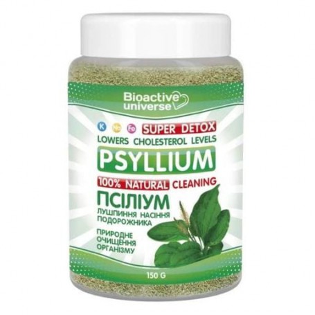 Улучшение работы кишечника Bioactive Universe Psillium Super Detox 150 g /30 servings/ (1443824)