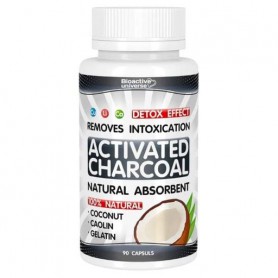 Детокс Bioactive Universe Activated Charcoal Natural Absorbent 90 Caps (1443819)