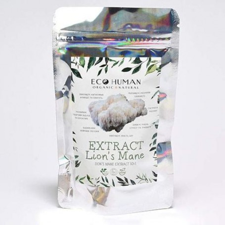 Грибной комплекс Ecohuman Lion's Mane Extract 10:1 60 Caps (1151910)
