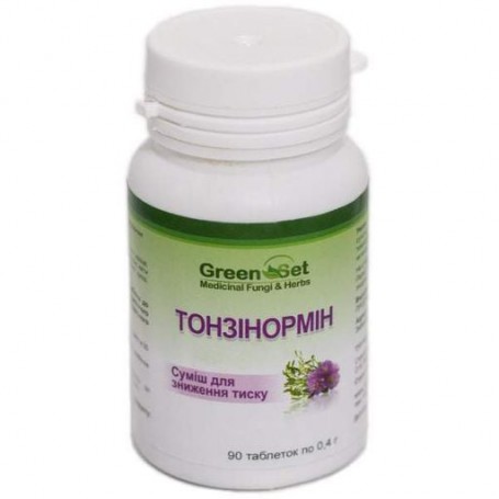 Комплекс для профилактики давления и кровообращения GreenSet Тонзинормин - Смесь для снижения давления 90 таблеток (1095675)