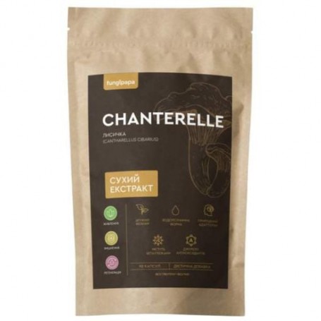 Грибной комплекс Fungipapa Лисичка (Cantharellus cibarius) - cухой экстракт 90 капсул (1030678)