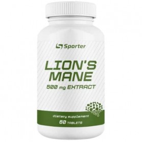 Натуральная добавка для спорта Sporter Lions Mane 500 mg 60 Tabs (1069474)