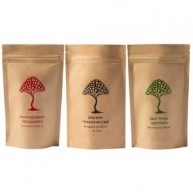 Грибной комплекс Дедушка Мухомор Набор “Новое сознание” (2 вида грибов + Сбор трав Детокс ) 60 + 60 + 60 капсул (1037693)