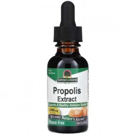 Натуральная добавка для иммунитета Nature's Answer Propolis Extract 1000 mg Alcohol-Free 30 ml /30 servings/ (1032440)