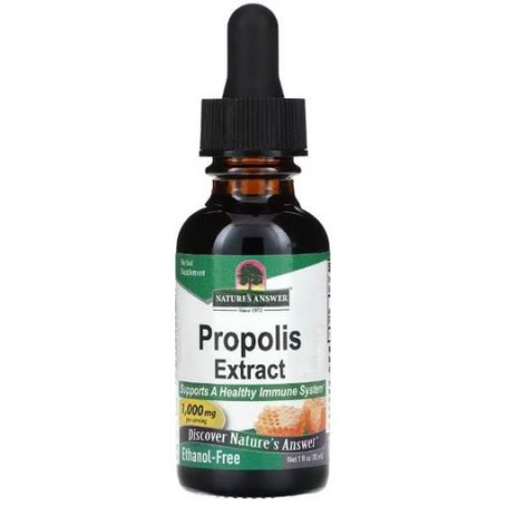 Натуральная добавка для иммунитета Nature's Answer Propolis Extract 1000 mg Alcohol-Free 30 ml /30 servings/ (1032440)