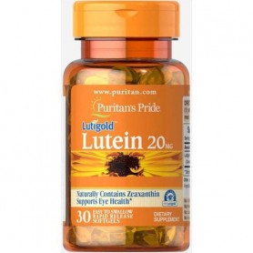 Комплекс для профилактики зрения Puritan's Pride Lutein 20 mg with Zeaxanthin 30 Softgels (865767)