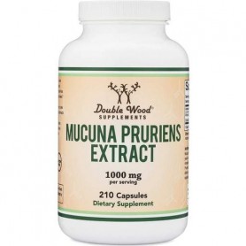 Комплекс для профилактики нервной системы Double Wood Mucuna Pruriens Extract 1000 mg (2 caps per serving) 210 Caps (859999)