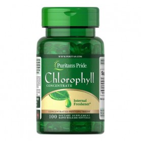 Комплекс для пищеварения Puritan's Pride Chlorophyll Concentrate 50 mg 100 Softgels (858800)