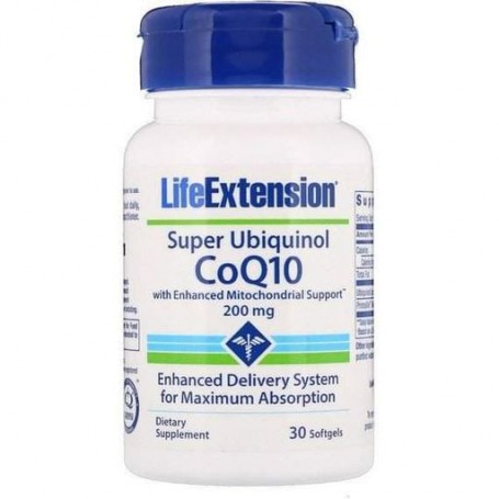 Коэнзим Life Extension Super Ubiquinol CoQ10 200 mg 30 Softgels (867432)