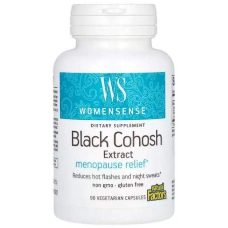 Клопогон Natural Factors WomenSense Black Cohosh Extract Menopause Relief 90 Veg Caps (929349)
