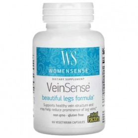 Комплекс для профилактики давления и кровообращения Natural Factors WomenSense VeinSense 60 Veg Caps (929341)