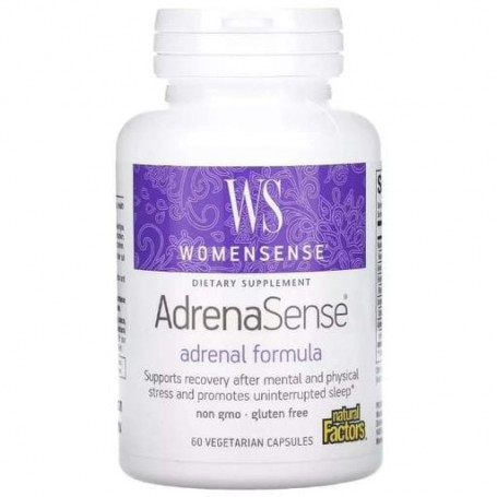 Комплекс для профилактика гормонального баланса Natural Factors WomenSense AdrenaSense 60 Veg Caps (929294)