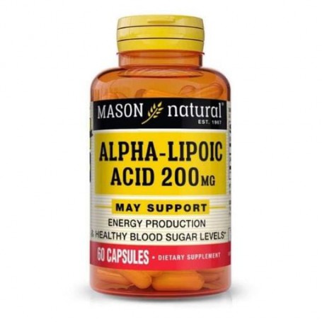 Альфа-липоевая кислота Mason Natural Alpha-Lipoic Acid 200 mg 60 Caps (867544)