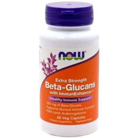 Бета-Глюкан NOW Foods Beta-Glucans 250 mg 60 Veg Caps (861842)