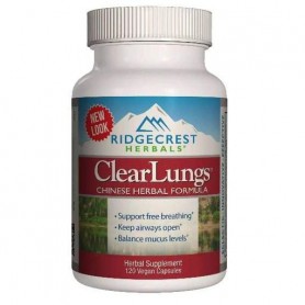 Комплекс для профилактики дыхательной системы RidgeCrest Herbals Clear Lungs 120 Veg Caps RCH136 (863102)