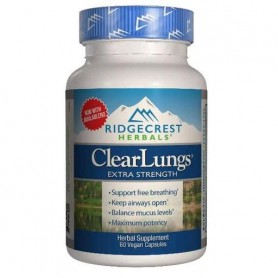 Комплекс для профилактики дыхательной системы RidgeCrest Herbals Clear Lungs Extra Strength 60 Veg Caps RCH154 (863057)