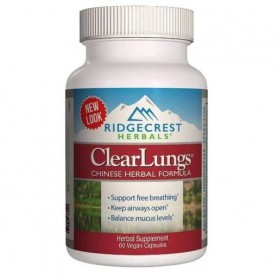 Комплекс для профилактики дыхательной системы RidgeCrest Herbals Clear Lungs 60 Veg Caps RCH134 (863055)