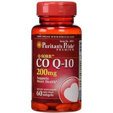 Коэнзим Puritan's Pride Q-Sorb Co Q-10 200 mg 60 Softgels (863050)