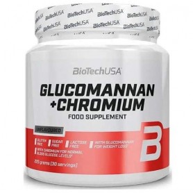 Натуральная добавка для спорта BioTechUSA Glucomannan Chromium 225 g /30 servings/ (858962)