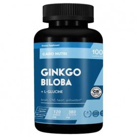 Гинкго Билоба GARO Nutrition Ginkgo Biloba + L-Glucine 120 mg 100 Caps (975158)