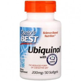 Коэнзим Doctor's Best Ubiquinol with Kaneka 200 mg 30 Softgels DRB-00274 (861204)