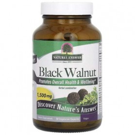 Черный орех Nature's Answer Black Walnut 1500 mg 90 Veg Caps (944621)