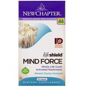 Комплекс для профилактики работы головного мозга New Chapter LifeShield Mind Force 60 Caps NC0241 (861537)