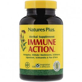 Натуральная добавка для иммунитета Nature's Plus Immune Action 120 Veg Caps NTP1068 (861454)