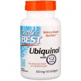 Коэнзим Doctor's Best Ubiquinol with Kaneka 100 mg 60 Softgels DRB-00205 (861224)