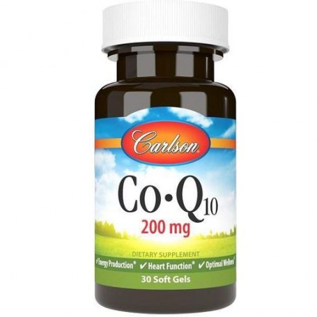 Коэнзим Carlson Labs CoQ10 200 mg 30 Soft Gels (859791)