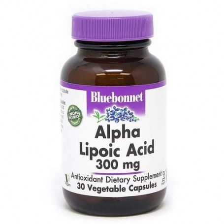 Альфа-липоевая кислота Bluebonnet Nutrition Alpha Lipoic Acid 300 mg 30 Veg Caps BLB0853 (871766)