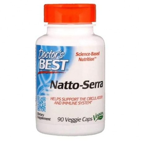 Серрапептаза Doctor's Best Natto-Serra 90 Caps DRB-00294 (867179)