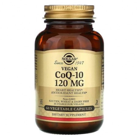 Коэнзим Solgar Vegan CoQ-10 120 mcg 60 Veg Caps (866947)