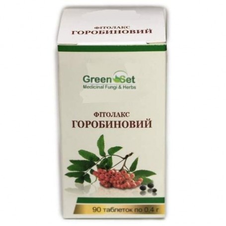 Улучшение работы кишечника GreenSet Фитолакс Рябиновый (Фитолакс Рябиновый) 90 таблеток (1095676)