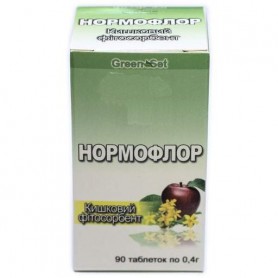 Улучшение работы кишечника GreenSet Нормофлор - Кишечный фитосорбент 90 таблеток (1095595)