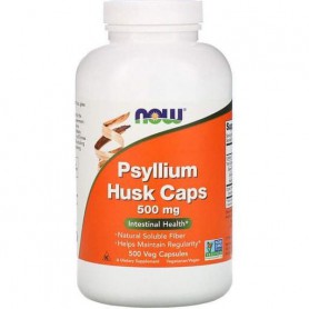 Клетчатка NOW Foods Psyllium Husk Cap 500 mg 500 Veg Caps NOW-05972 (862704)