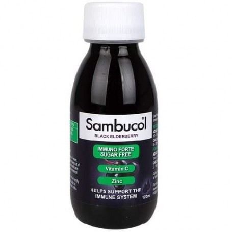 Бузина Sambucol Black Elderberry Immuno Forte Sugar Free 120 ml /12 servings/ (859879)