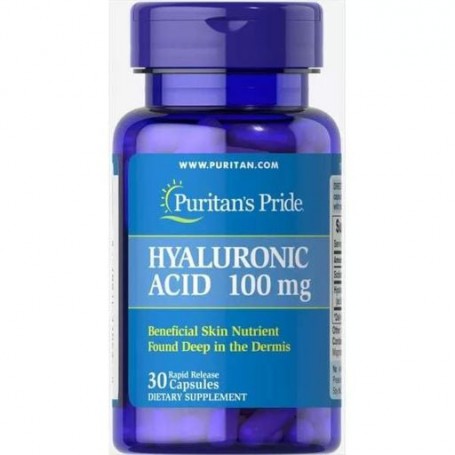 Гиалуроновая кислота Puritan's Pride Hyaluronic Acid 100 mg 30 Caps (865761)