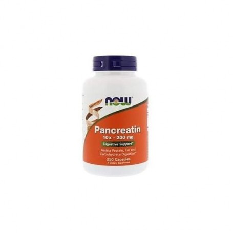 Панкреатин NOW Foods Pancreatin 10X 200 mg 250 Caps (865452)